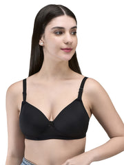 Coolpad T-Shirt Bra Soft Padded - Black