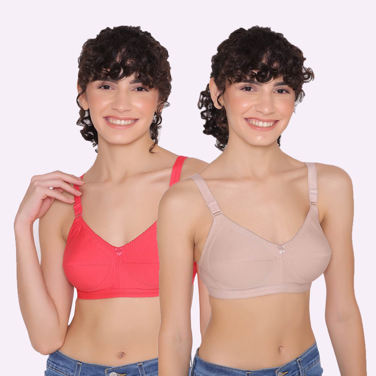 Full Coverage Bra Cotton Non Padded Non-Wired Online
