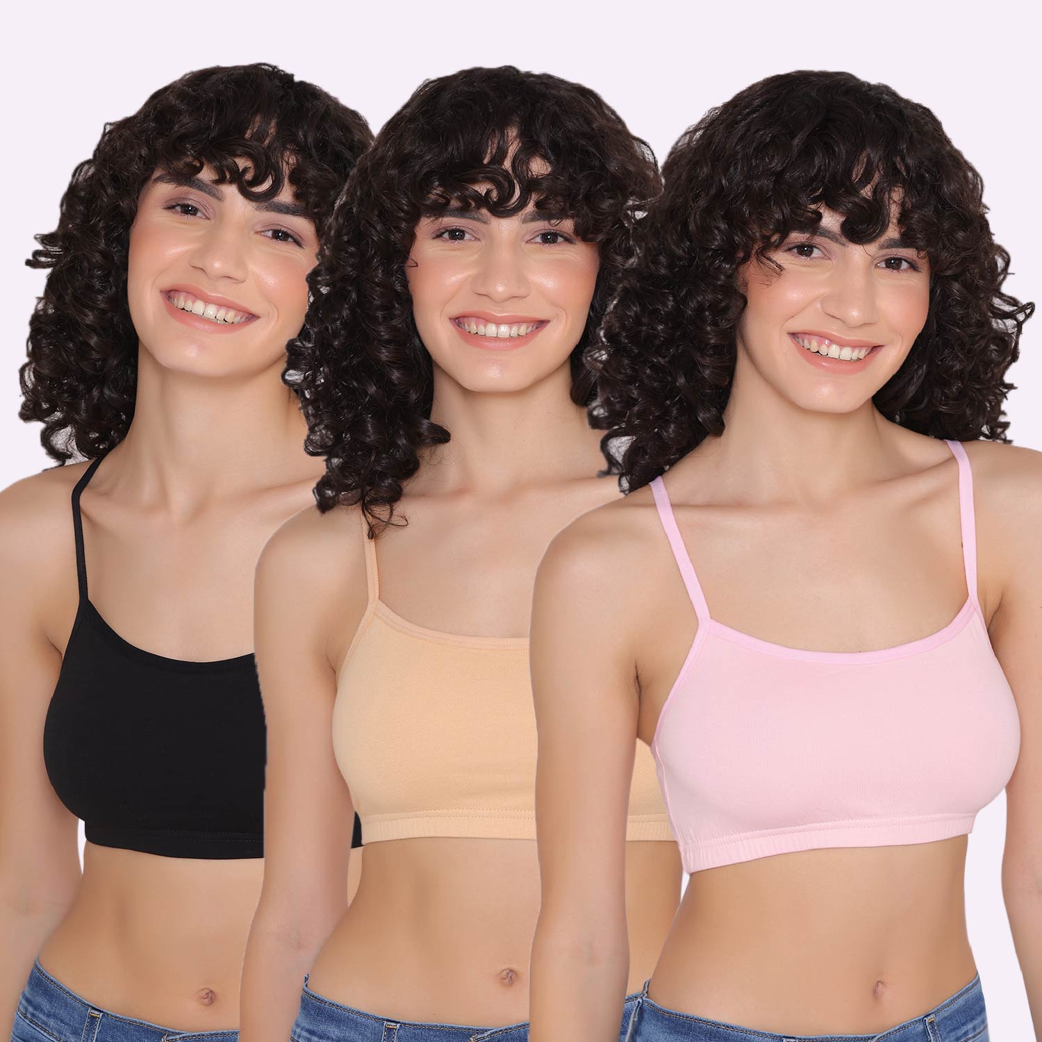 Teenager cotton Sports bras for women's in different sizes and