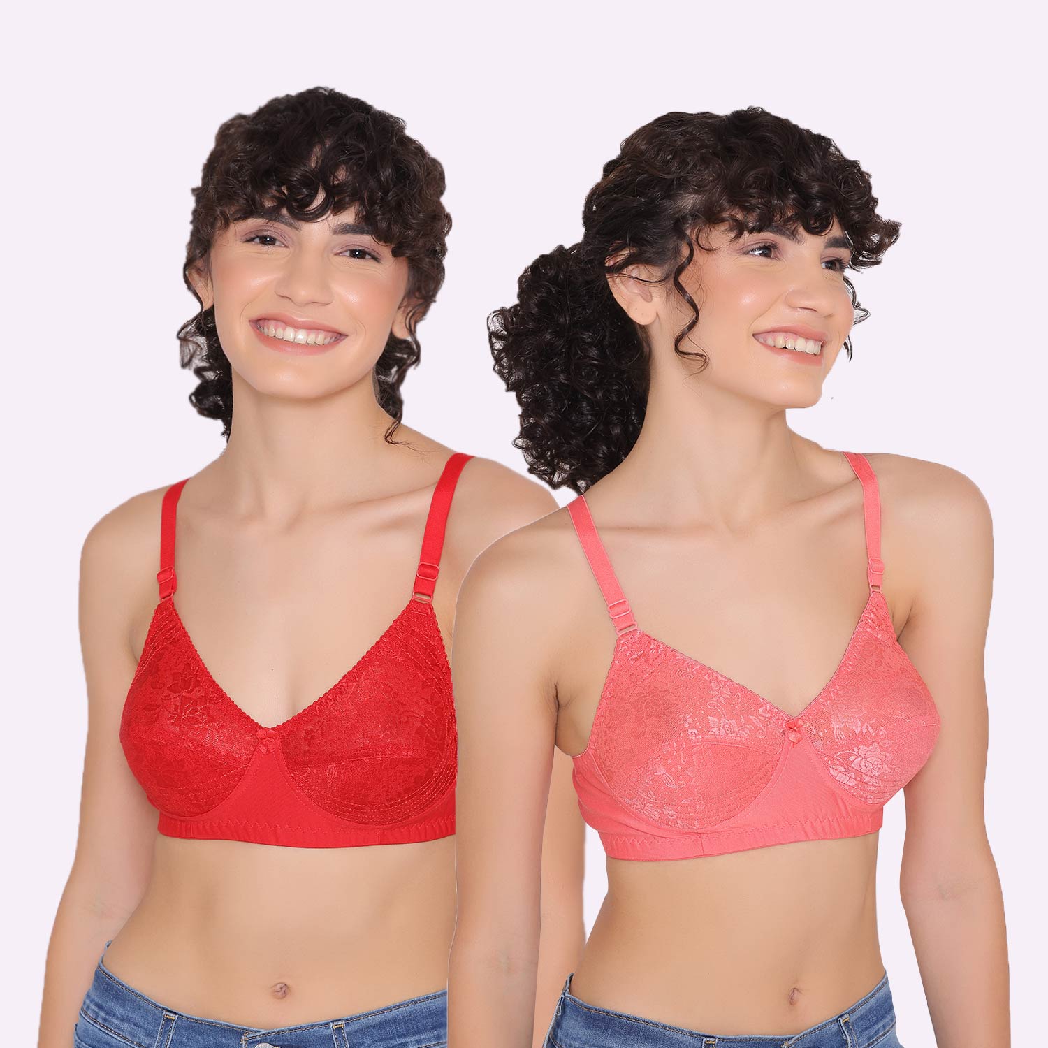 Full Coverage Bra - non-padded & non-wired bras Online