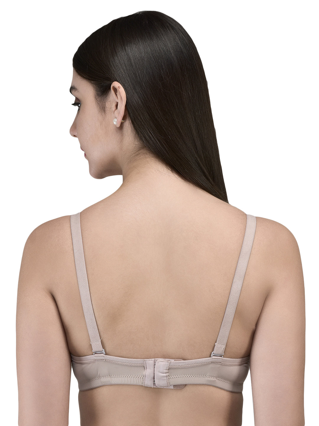 INKURV Padded T-Shirt Bra for Women Non Wired | Seamless| Soft Padded |Full Coverage Bra for Women with Detachable Straps| Supportive Everyday Comfort- Coolpad Combo of 2