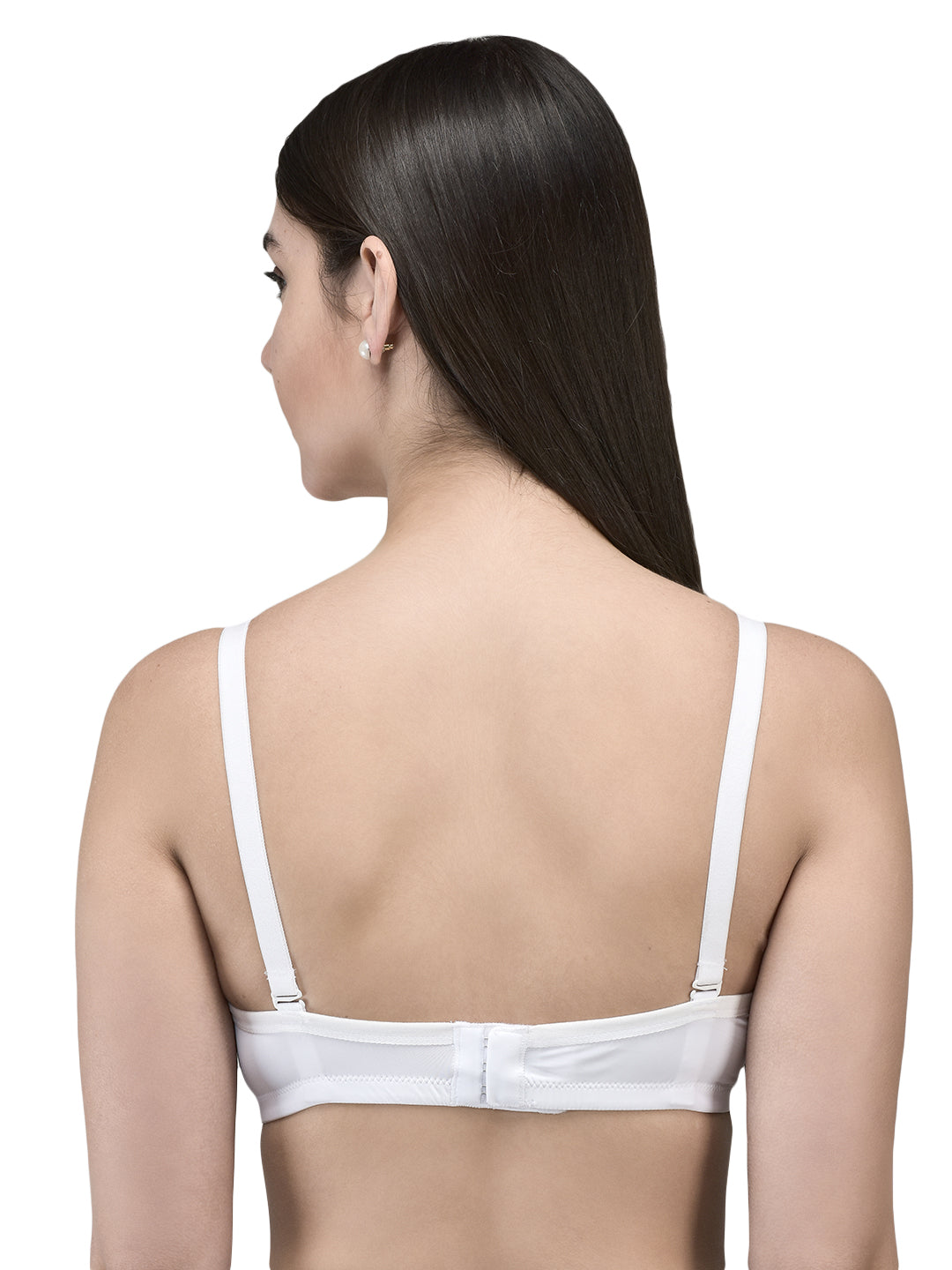 INKURV Padded T-Shirt Bra for Women Non Wired | Seamless| Soft Padded |Full Coverage Bra for Women with Detachable Straps| Supportive Everyday Comfort- Coolpad Combo of 2