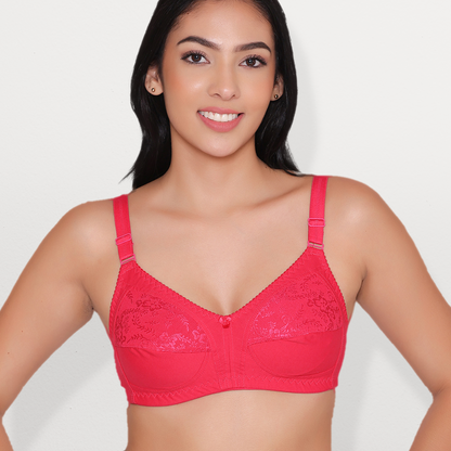 Everyday Half Net Bra-Iris