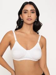 Delphia Everyday Basic Regular Bra - White