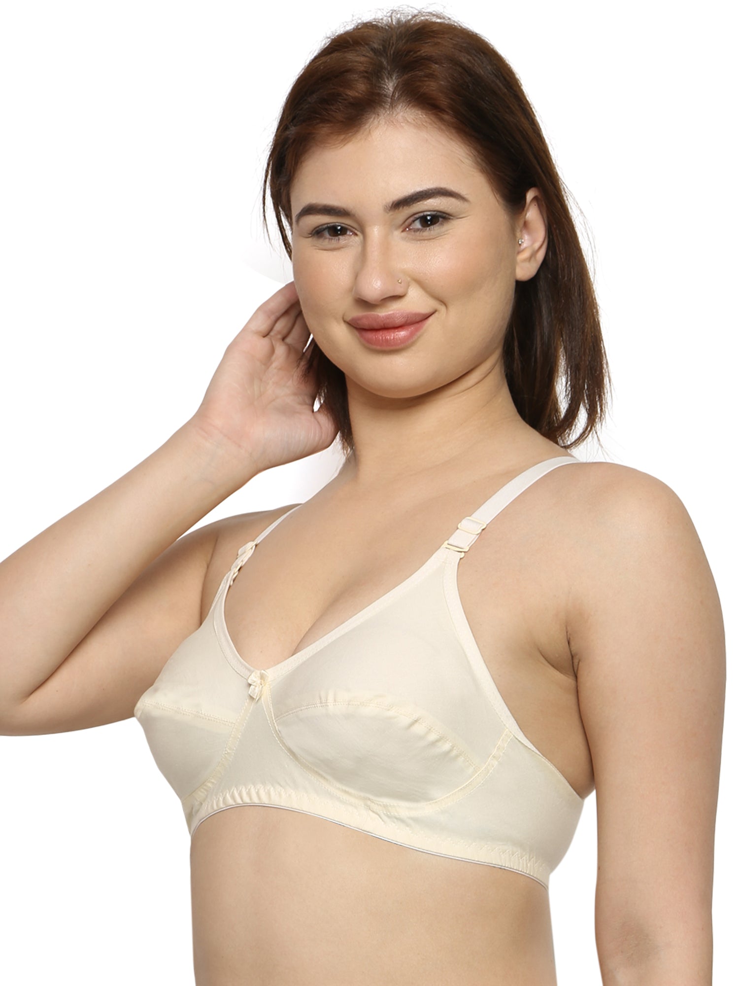 Women's Non Padded Non Wired Full Coverage Bra Cotton (Pack of 2)-IVY INKURV | 20% Off on Our Exclusive Range of Bra,Shapewear & Sports Bra