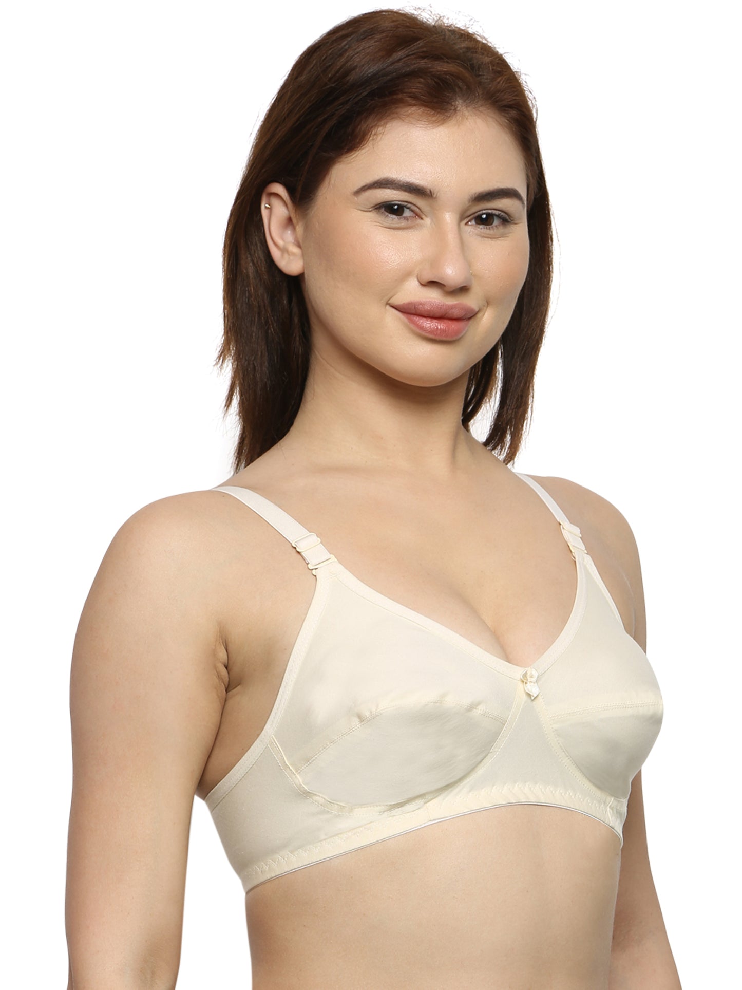 Women's Non Padded Non Wired Full Coverage Bra Cotton (Pack of 3)-IVY INKURV | 20% Off on Our Exclusive Range of Bra,Shapewear & Sports Bra