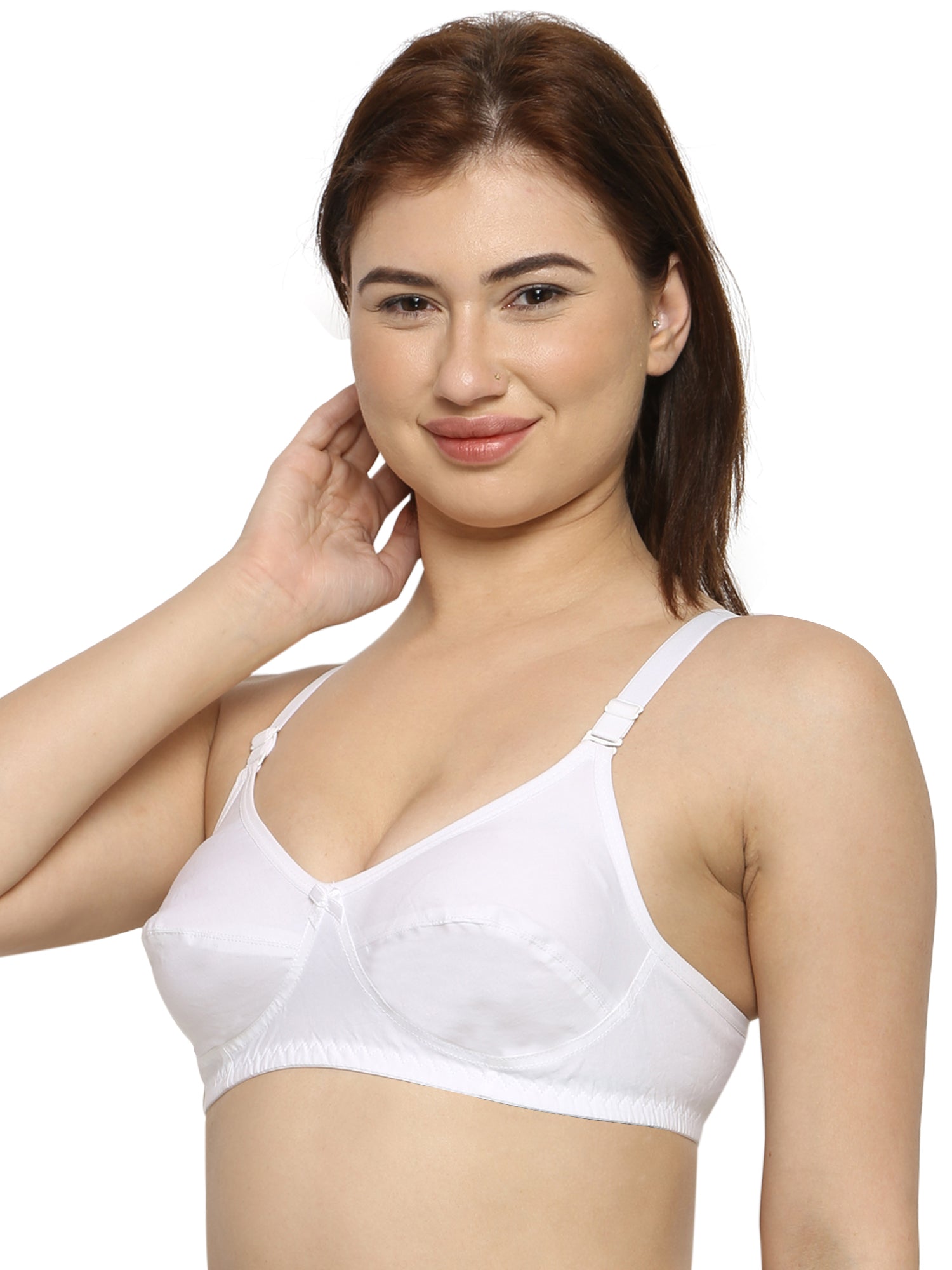 Women's Non Padded Non Wired Full Coverage Bra Cotton (Pack of 3)-IVY INKURV | 20% Off on Our Exclusive Range of Bra,Shapewear & Sports Bra