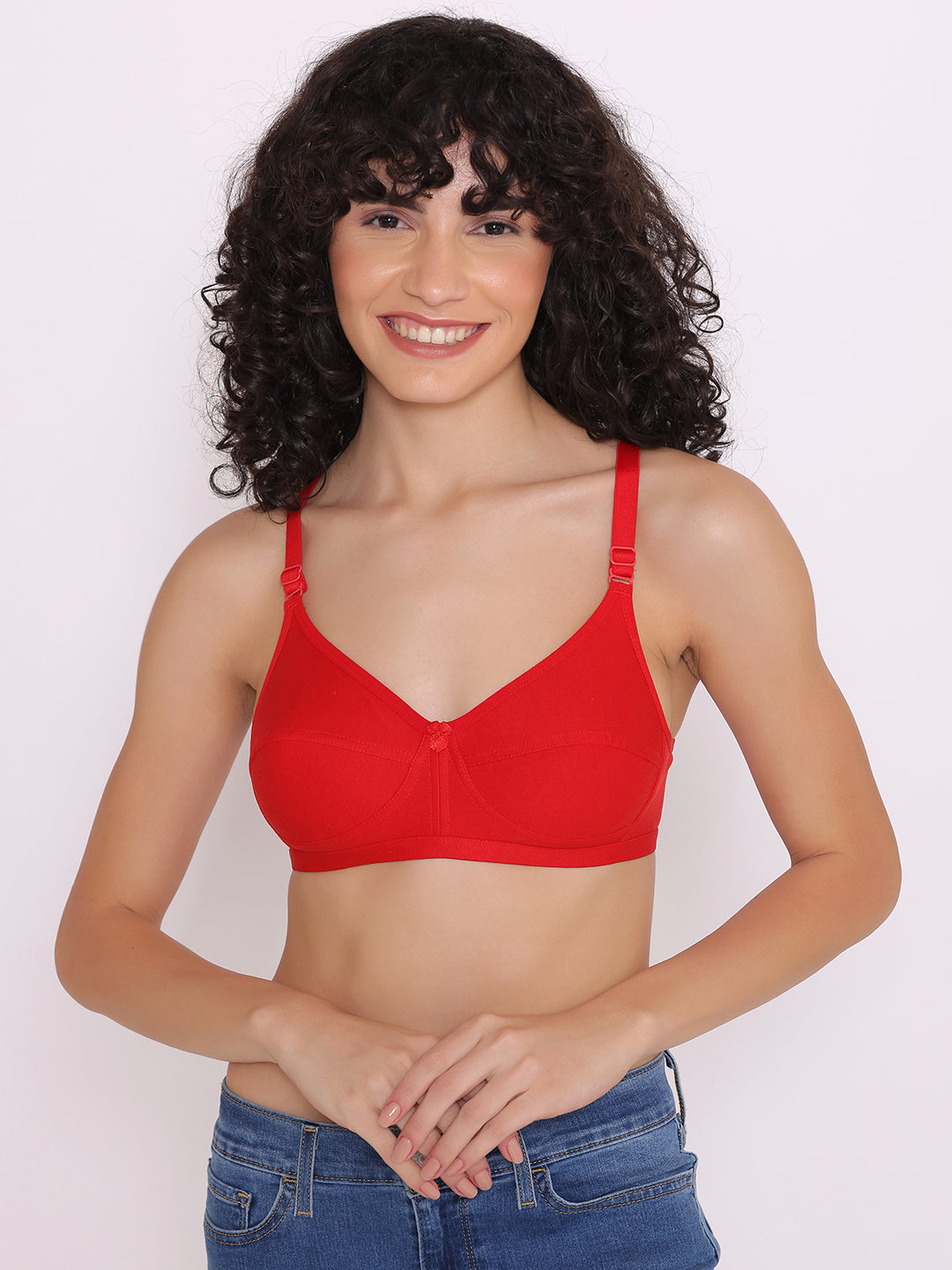 Women's Non Padded Non-Wired Regular Bra (Pack of 4)-ZOE INKURV