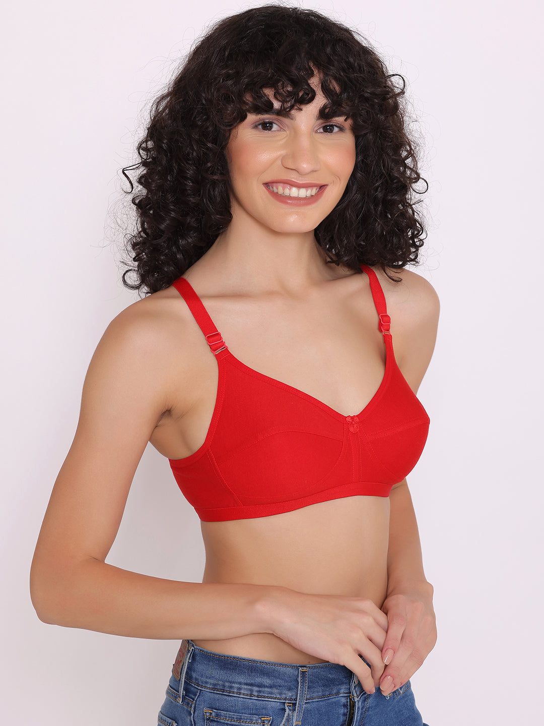 Women's Non Padded Non-Wired Regular Bra (Pack of 4)-ZOE INKURV