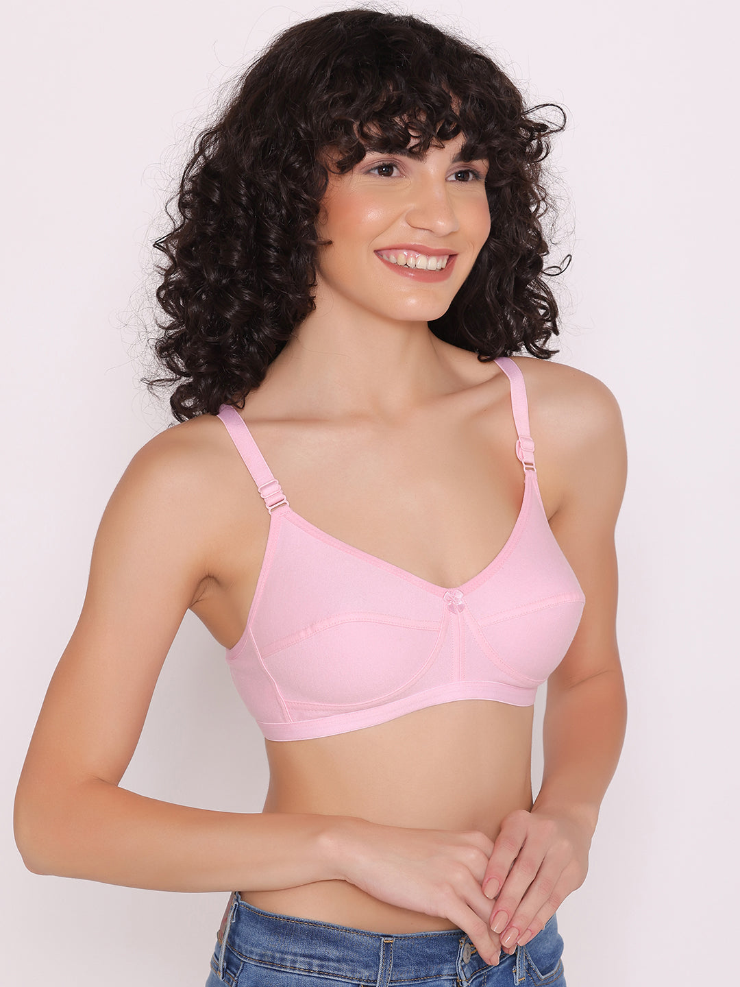 Women's Non Padded Non-Wired Regular Bra (Pack of 2)-ZOE INKURV