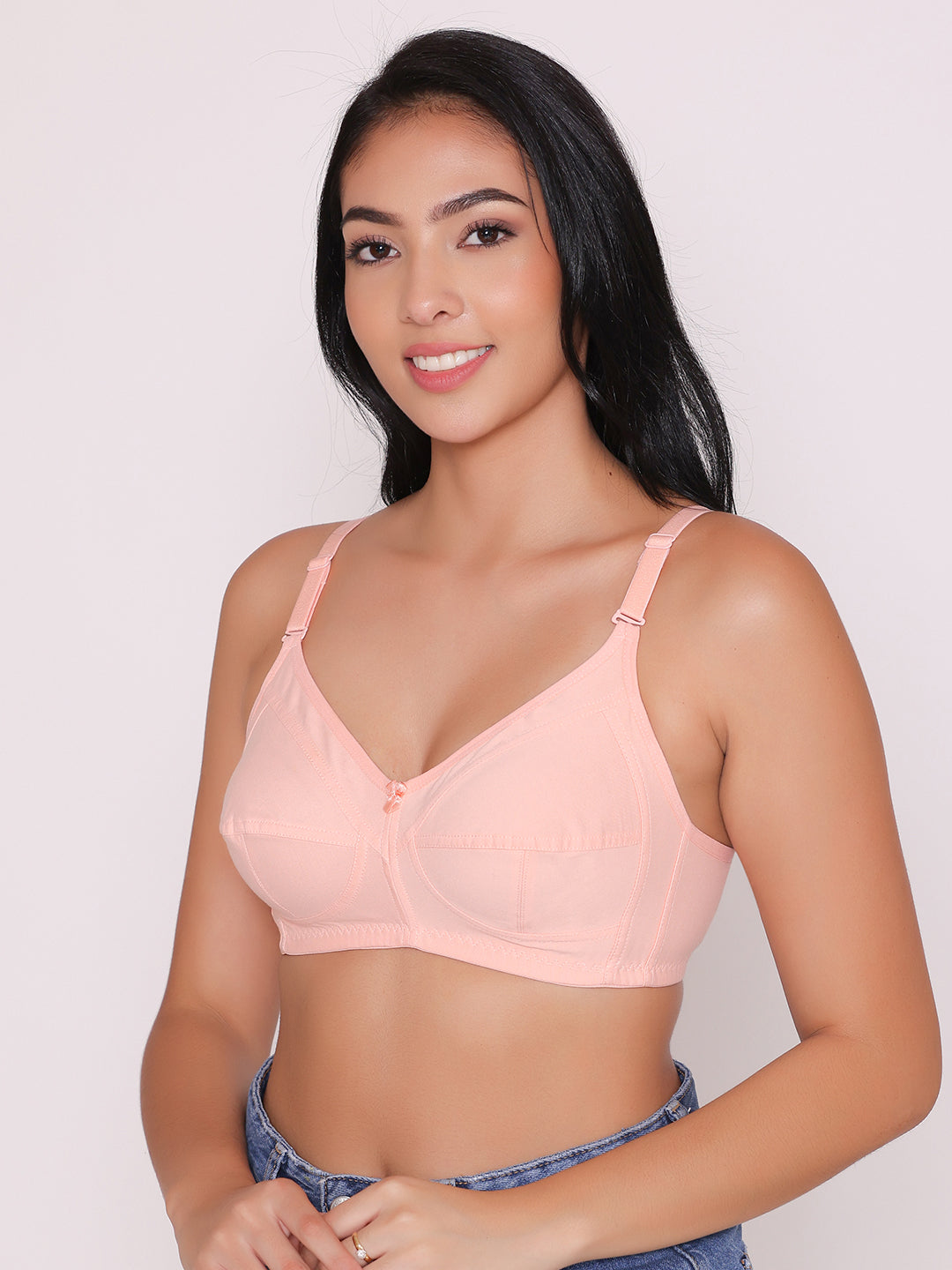 Women's Non Padded Non Wired Full Coverage Bra with No Spillage (Pack of 3)-ELSA INKURV | 20% Off on Our Exclusive Range of Bra,Shapewear & Sports Bra
