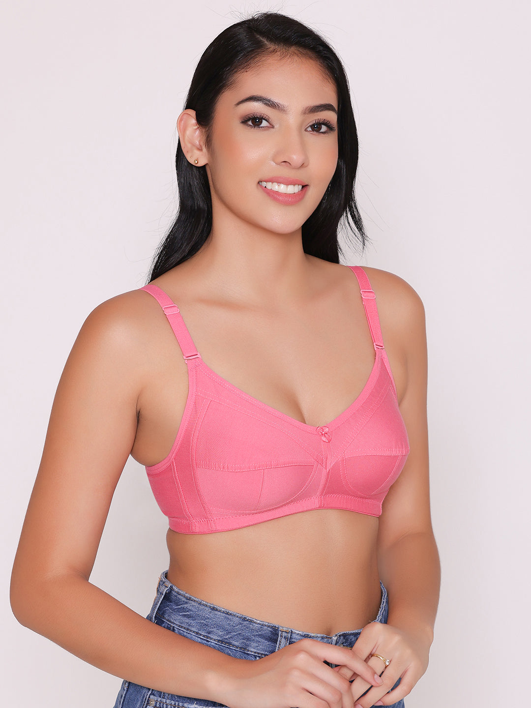 Women's Non Padded Non Wired Full Coverage Bra with No Spillage (Pack of 2)-ELSA INKURV | 20% Off on Our Exclusive Range of Bra,Shapewear & Sports Bra