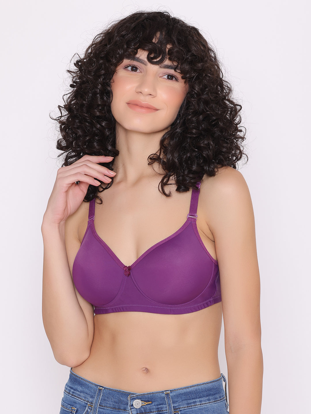 Women's Padded and Non Wired Full Coverage T-Shirt Bra (Pack of 2)-LILY INKURV | 20% Off on Our Exclusive Range of Bra,Shapewear & Sports Bra