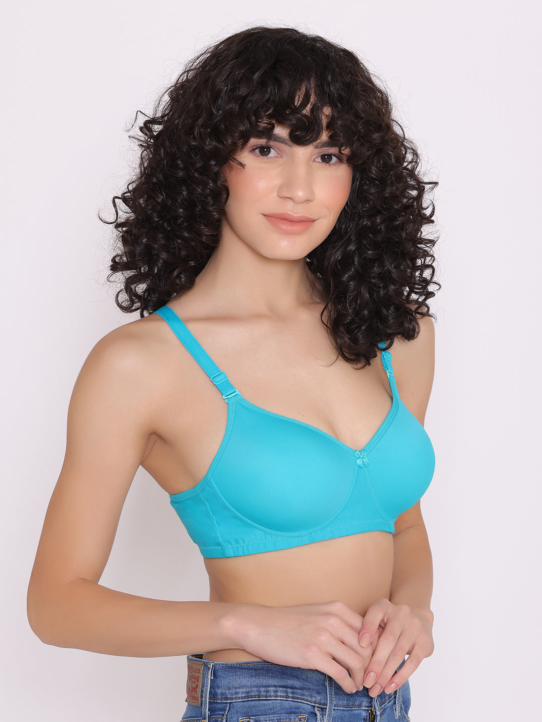 Buy Lovable Women Girls PC Interlock Seamless Full Coverage Wire-Free  Non-Padded T-Shirt Bra (Skin_Size-34C) Online at Best Prices in India -  JioMart.