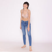 Bella Full Coverage Cotton Bra - Light Peach