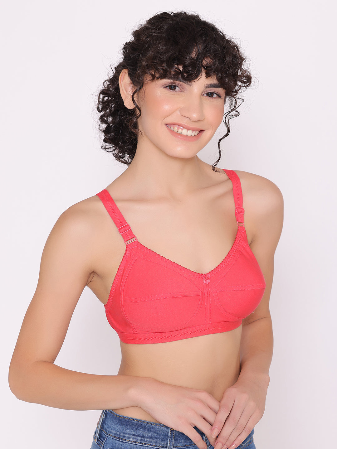 Women's full coverage cotton bra (Pack of 4) -BELLA INKURV