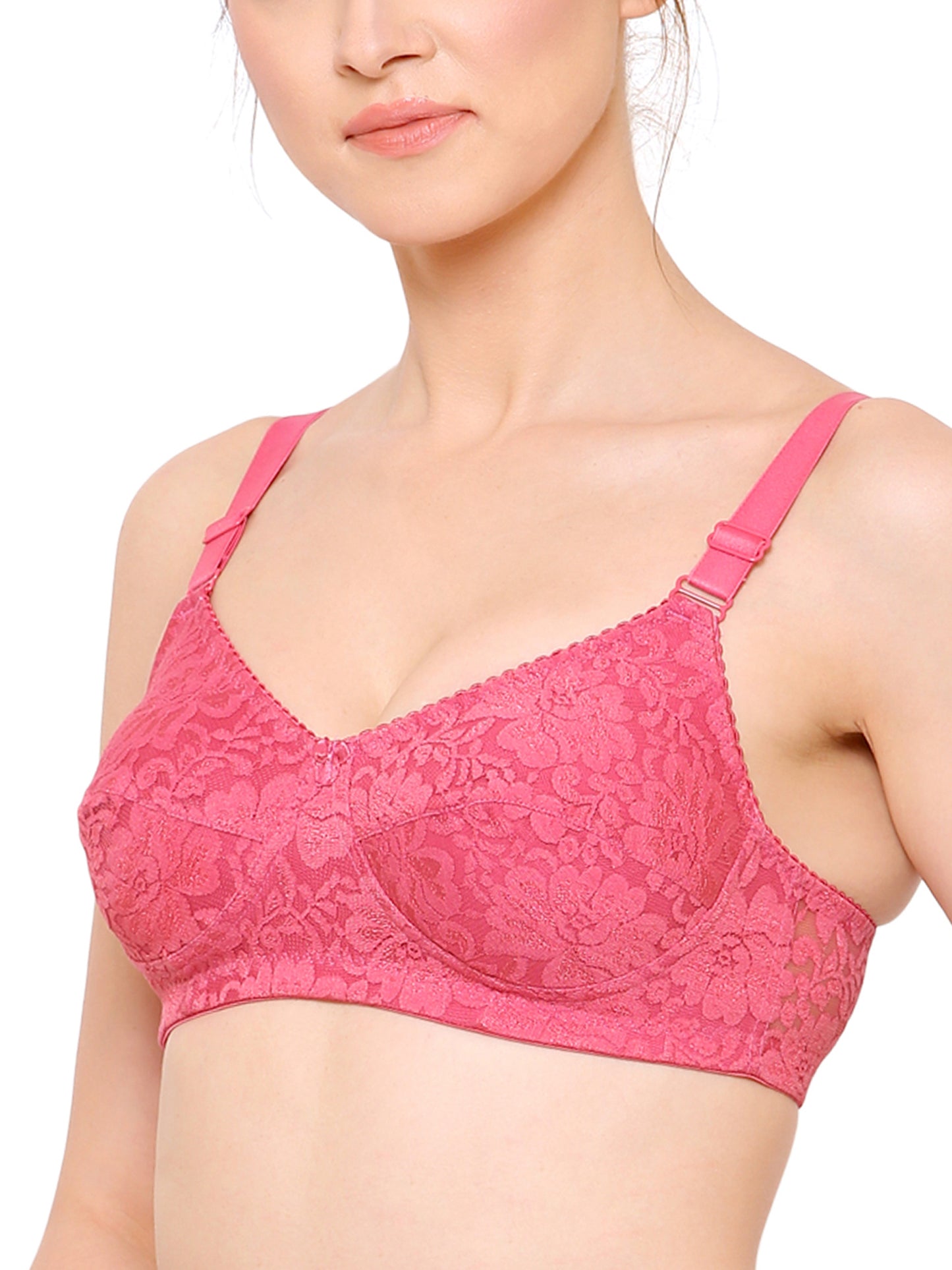 Women's Non Padded Full Coverage Full Net Bra (Pack of 3)-Erin INKURV | 20% Off on Our Exclusive Range of Bras and Active Wear
