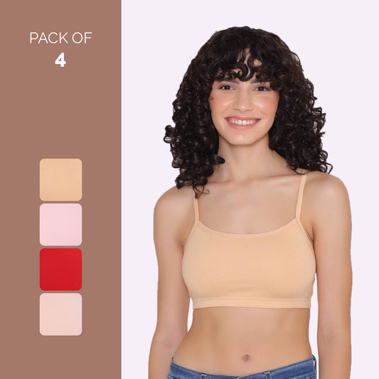 Teenagers Seamless multi-way Bra (Pack of 4)-LISA INKURV