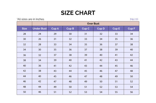 Paris size chart