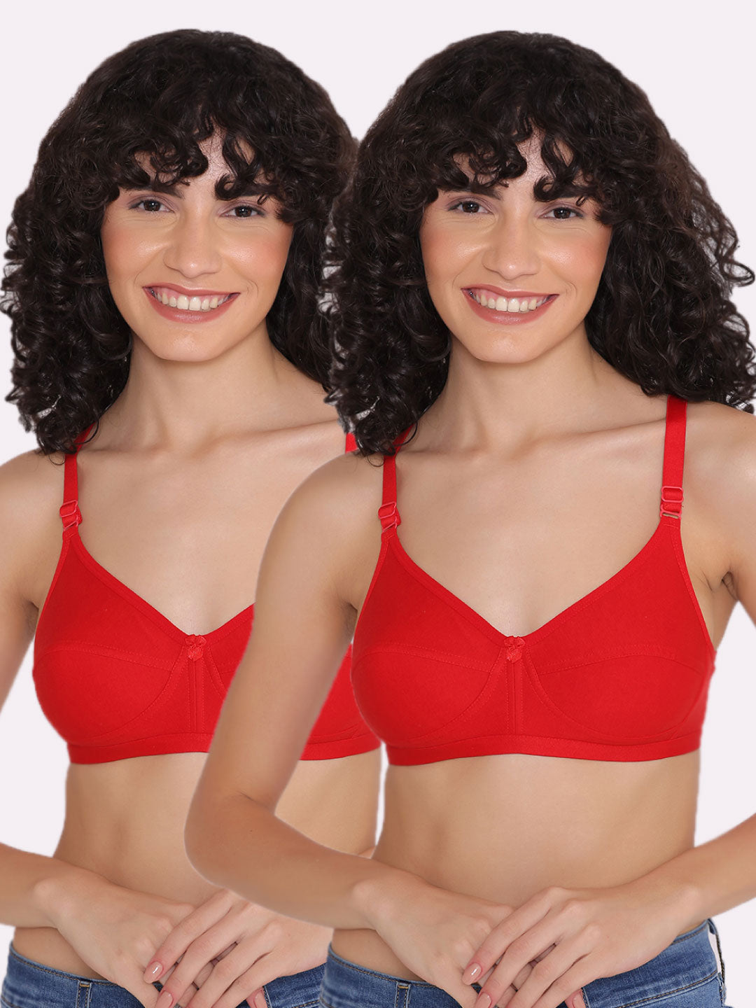 Women's Non Padded Non-Wired Regular Bra (Pack of 2)-ZOE INKURV | 20% Off on Our Exclusive Range of Bra,Shapewear & Sports Bra